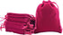 Sansam 25pcs Rose Drawstrings Velvet Gift Bags, Velvet Jewelry Pouches for Wedding Favors, Candy Bags, Party Favors