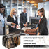 WEISIPU Large Waterproof Clear Travel Bag, Transparent Makeup Bag with Double Zipper - Stylish Black Trim