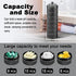 Weekly Metal Pill Organizer for Outdoor Travel, Aluminum, Waterproof, that is Shockproof and Has Large Compartments