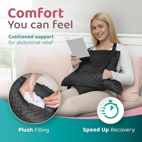 Pack Zomaple Recovery Hysterectomy Pillow with Gel & Lumbar Support Post Abdominal Surgery Must Haves Ideal
