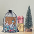 50Pcs Black Organza Bags 8X12 inch - Large Mesh Drawstring Sheer Halloween Goodie Gift Bags for Christmas Wedding