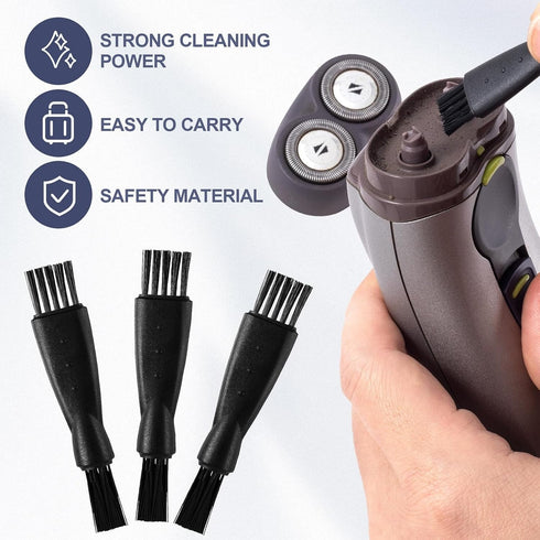 Patelai 20 Pieces Electric Double Sided Trimmer Shaver Brush Cleaner Set, Nylon Bristles, PP Handle
