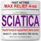 Sciatica Nerve Cream - Maximum Strength Comfort Cream for Feet, Hands, Legs, Back - 4 Oz