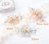 Kercisbeauty Wedding Bridal Hair Comb - Crystal and Pearl Side Headpiece for Prom, Silver