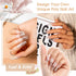 Rosalind Clear Acrylic Poly Extension Gel, 2-Pack 60ml Poly Nail Gel Kit for Thickening, Easy DIY Use with UV Lamp