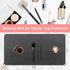 Makeup Mat for Vanity - Waterproof | Oil-Proof | Dust-Resistant | Soft and Comfortable Desk Protection, Ideal for Makeup Tables and Workbenches (15.7"X31.5", Black)