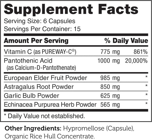 Zahler ImmunAbreve, Powerful Immune System Support, Vitamin C, Echinacea, Certified Kosher, 90 Capsules