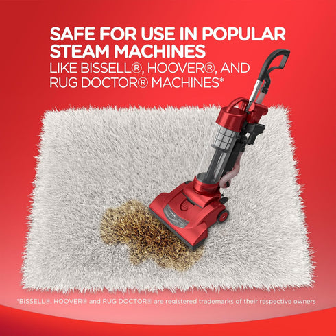 Resolve Steam Carpet Cleaner Solution Shampoo, 60 fl oz, 2X Concentrate, Safe for Bissell, Hoover & Rug Doctor