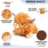 Brown Highland Cow Microwavable Heating Pad - Cute Soft Cozy Plush Heatable Pillow for Women & Kids - Kawaii Hot & Cold
