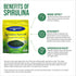 Earthrise Spirulina Natural Powder 16oz, Premium Vegan, Gluten Free, Keto Friendly, Non-GMO Super Food high in Vitamins