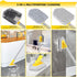 Lalafancy Shower Cleaning Brush, 3 in 1 Tub Tile Scrubber with 50'' Extendable Handle and Stiff Bristles