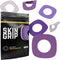 Skin Grip Adhesive Patches for Dexcom G7 & Stelo CGM, Waterproof & Sweatproof Cover, 20 Pack, Purple