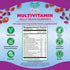 Multivitamin Jelly Bean Gummies with Zinc for Kids, Immune Support Dietary Supplements, 120 Berry Blast Jelly Beans