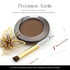 SORMÉ Smudge Proof Long Lasting Eyebrow Powder for Women - Soft Smoke, Brush & 3 Shaping Stencils