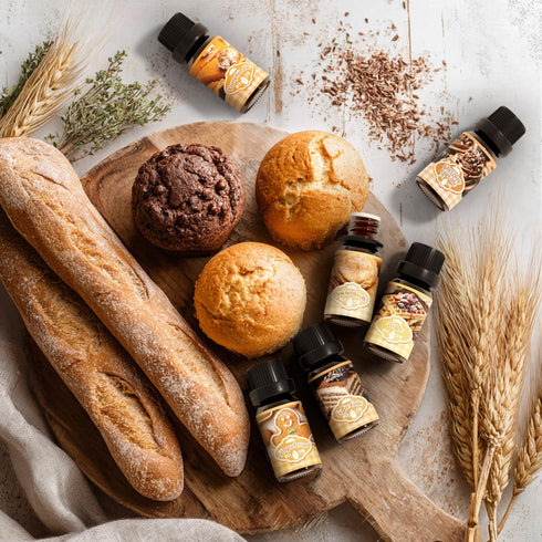 Set, Bakery Essential Oils Gift SNOWSEN Dessert Fragrance Oils for Diffuser for Home, Pumpkin Pie, Waffle, Coffee Cake