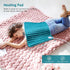 Electric Heating Pad for Pain Relief, Extra Large 17"x33", 6 Fast Heating Settings, Auto-Off, Moist Dry Heat Options