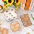 Whaline 12Pcs Modern Boho Wrapping Paper, 19.7 x 27.6 Inch Daisy Flower Rainbow Gift Wrap for DIY Crafts