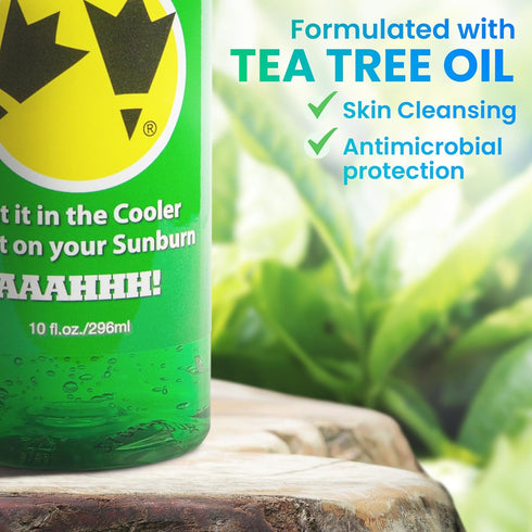 Rubber Ducky Cooler Gel - Sunburn Relief, Soothing Aloe Vera Gel with Vitamin E & Tea Tree Oil, 10oz