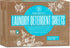 Unscented Laundry Detergent Sheets - Zero Waste, Natural Soap, Travel Size Essentials for Washing Clothes, 100 Loads