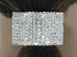 Rhinestone Ponytail Holder by Crystal Avenue, Silvertone with Sparkling Crystals