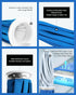 Ice Pack for Injuries Reusable, Hot & Cold Therapy Ice Bag for Pain Relief, No-Leak Elastic Breathable Cold Pack, Size