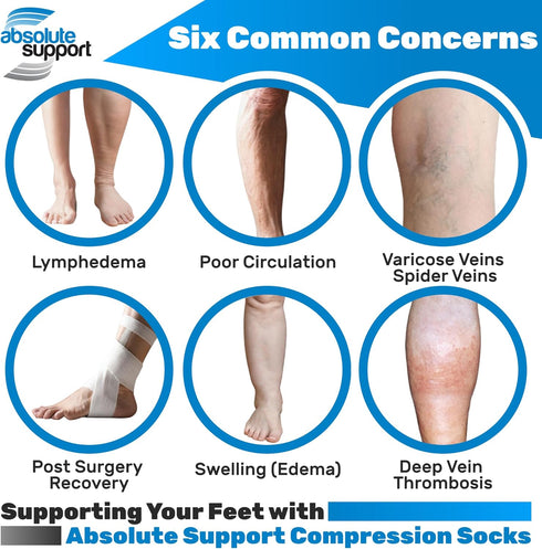 Womens Compression Support by ABSOLUTE SUPPORT - Enhanced Comfort