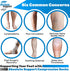 Plus Size Footless Compression Pantyhose for Women, 20-30mmHg Circulation Support High Waist Tights for Pain Relief
