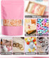 100 Pack Smell Proof Bags, 5.9"x8.6" Resealable Bags with Matte Window for Packaging (Pink)