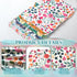 30 Pack Reusable Paper Towels - Washable Paperless Cloth Cotton Towels with Cardboard for Kitchen Bathroom