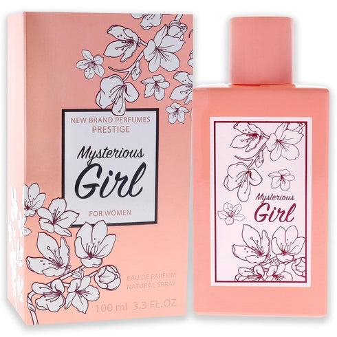 New Brand Perfumes Mysterious Girl Women EDP Spray, 3.3 oz