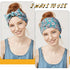 WILLBOND 6 Pieces Wide Headbands for Women, Adjustable Knotted African Hairband, Non-Slip Floral Hairbands for Yoga.