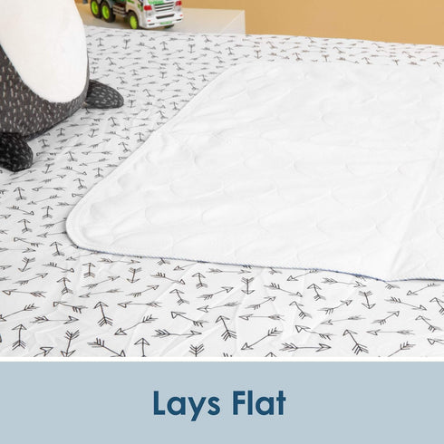 Pack 3 24x36 Washable Bed Pads - Reusable Waterproof Mattress Pad for Kids & Adults - Use as Seniors Incontinence Bed