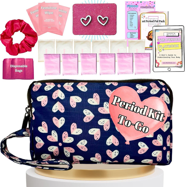 Mark and Lola's First Period Pal Pack to-Go Kit | 24 pcs