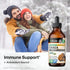 BIO KRAUTER Chaga Mushroom Extract, Tincture for Immune Support - Vegan, Alcohol & Sugar Free Drops 4 Fl.Oz.