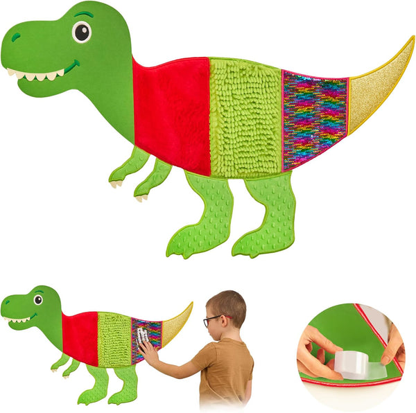 Sensory Wall Panel for Kids | Touch, Feel & Learn | Dinosaur