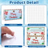 Watersay Wrapping(50 Sets,Cocoa) Christmas Treat Bags Toppers with Self Adhesive Bag Cute Winter Hot Chocolate Candy