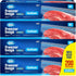 Gallon Freezer Bags, Double Zipper Seal - 200 Count (4 Packs of 50), Thick Reusable Plastic Bags for Food Storage, BPA