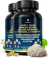 Organic Lions Mane Supplement Capsules - 240 Real Mushrooms Lion's Mane Capsules with Ginkgo Biloba & Bacopa Monnieri -