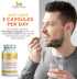 Organic Veda Turmeric and Ginger Capsules, 120 Pills for Joint Support, Non-GMO, Gluten Free Supplement