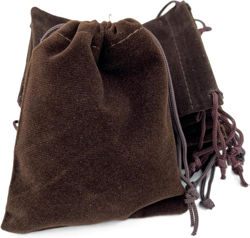 AEAOA Gift Bags, Pack of 5, 16" X 12" Velvet Drawstring Jewelry Pouches for Candy, Toys, Jewelry, Birthday Party Favors