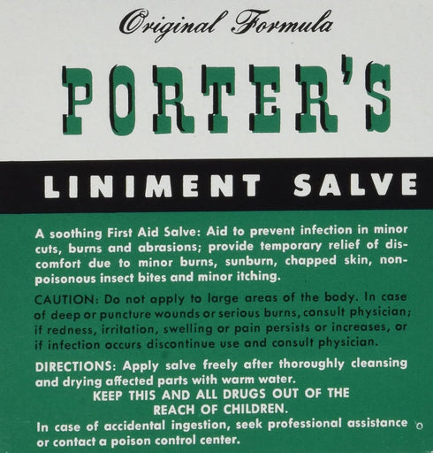 Porter's Liniment Salve, 2 Count