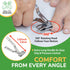 Toenail Clippers for Seniors - 4-Piece Heavy Duty Nail Clipper Set with Podiatrist Grade Tools