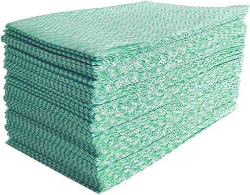 Handi Wipes Reusable Cloths, Green Disposable Kitchen Cleaning Towel Roll, Heavy Duty J Cloth, 100 Count