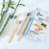 The Humble Co. Bamboo Toothbrushes (5pk) for Superior Oral Care, BPA Free, Soft Bristles