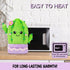 Cactus Microwavable Unscented Heating Pad for Women and Kids, Cute Soft Cozy Plushie Food Toy