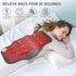 Snailax Heating Pad for Back Pain Relief, 16”x24” Electric Heat Pad with Adjustable Strap