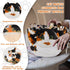 Openhaha Drawstring Travel Organizer - Cat Gift Cosmetic Pouch, Lay Flat Makeup Bag for Cat Lovers