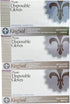 KingSeal Light Duty Poly Disposable Gloves, Powder-Free, Latex-Free, Size Medium - 1 Box of 500