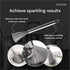 Dish Brush Stainless Steel, Multifunctional Wire Brushes for Kitchen Cleaning, Metal Scrubber with Handle, 2 Pcs