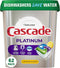 Cascade Platinum Dishwasher Pods, Lemon, 62 Count, Actionpacs Dish Washing Pod, Dishwasher Soap Pod (Packaging may vary)